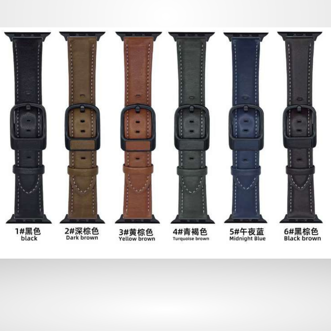 New Stitched Horse Waist Bag Buckle Strap for iWatch 42/44/45/49mm.