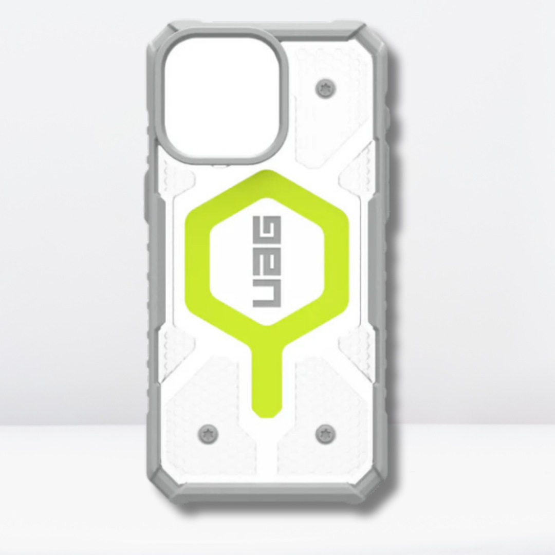 New UAG Pathfinder MagSafe Case, for iPhone 16 Series (NEON GREEN)