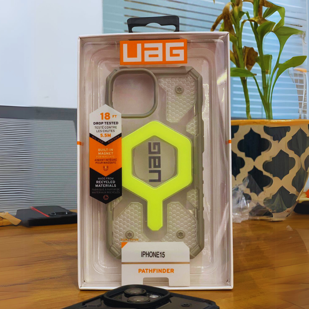 New UAG Pathfinder MagSafe Case, for iPhone 14/15 Series (NEON COLOUR)