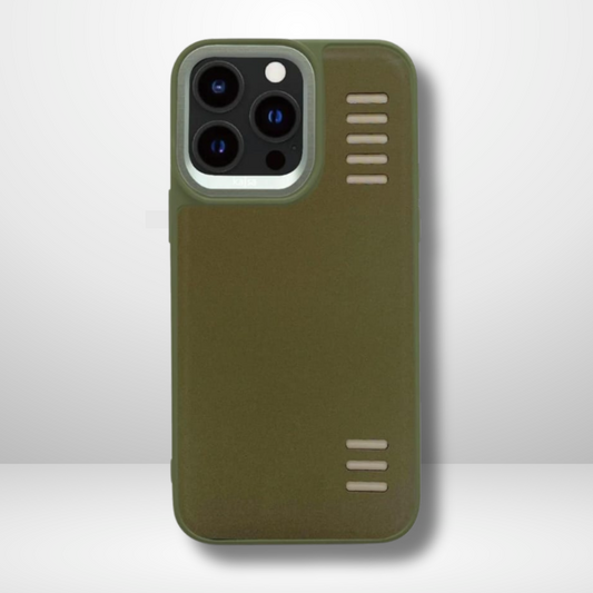 New Ultra Premium Kajsa Splendid Series Digit Back Case for iPhone 15 series (ARMY GREEN)