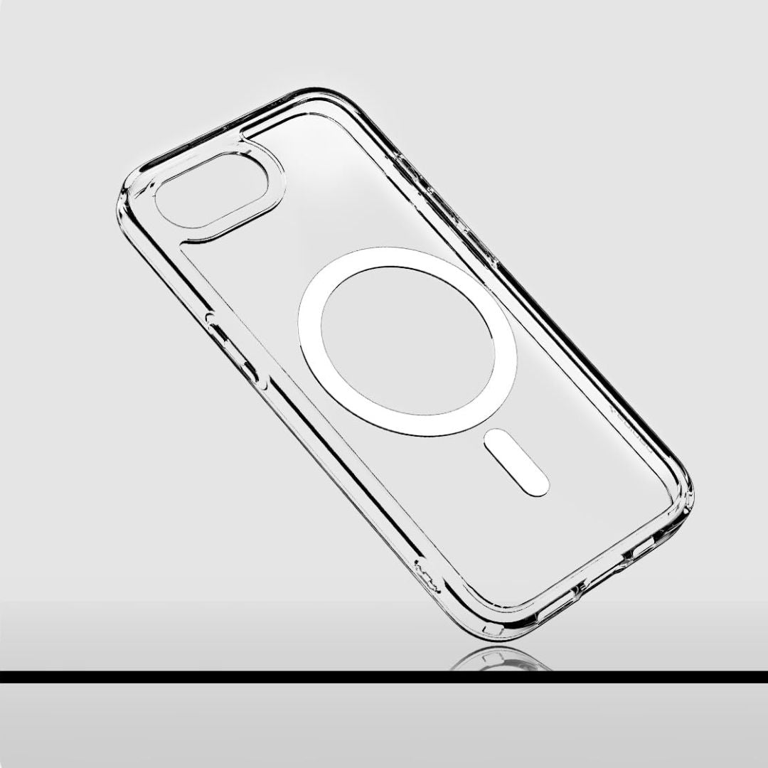 New Ultra Hybrid MagFit Back Case for iPhone 16e (Transparent Clear)
