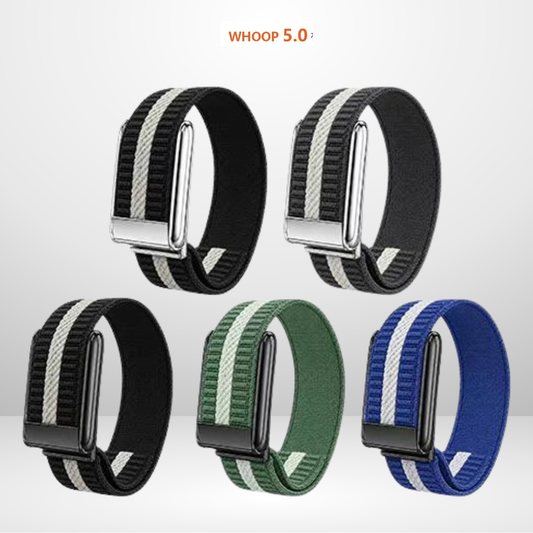 Nylon Single-Strip Strap with Bezel for WHOOP 5.0