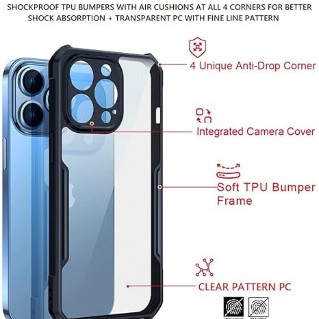 OG IPACKY-EAGLE Transparent Case for iPhone 15 series