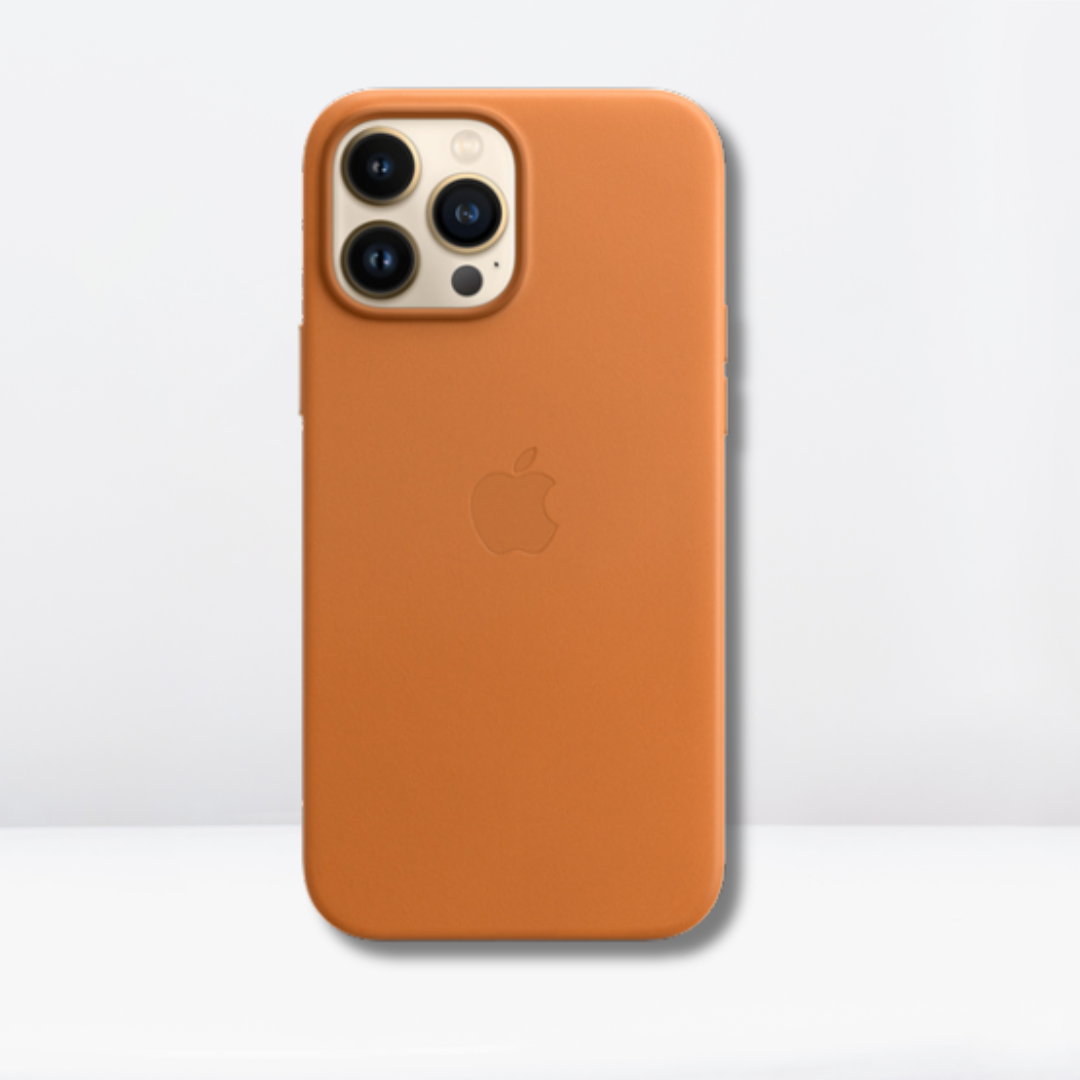 OG Leather Magsafe Case for iPhone 14/Pro/Pro Max (Golden Brown)