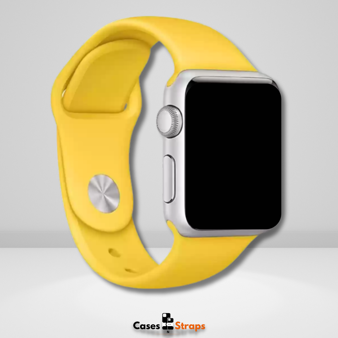 OG Silicone iWatch Strap Yellow Color