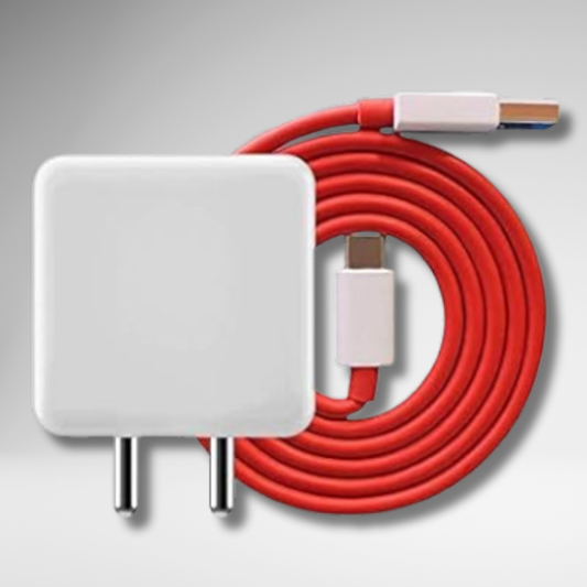 OnePlus Super Fast 80W SUPERVOOC Adapter & Cable Charger