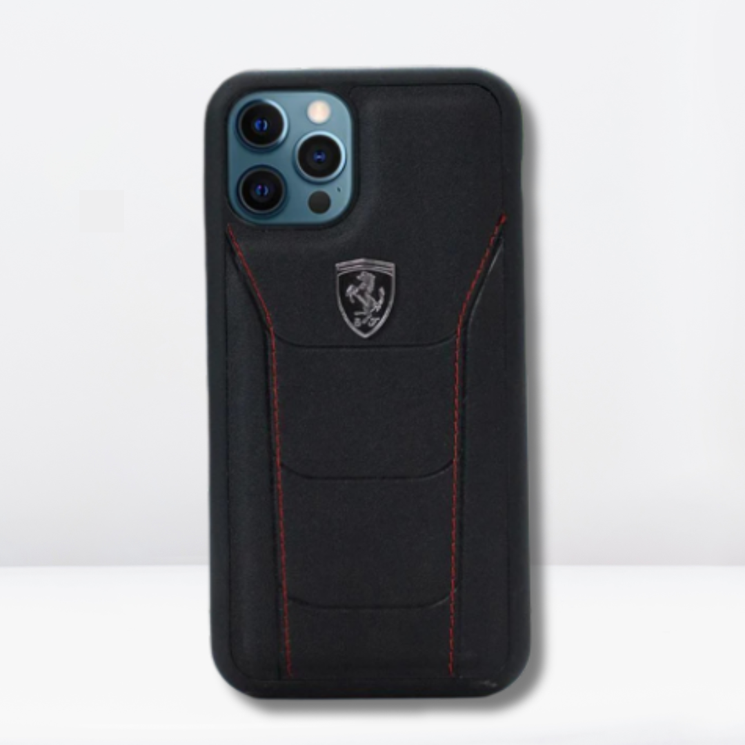 Premium Ferrari Series Back Case for iPhone 15/Pro/Pro Max