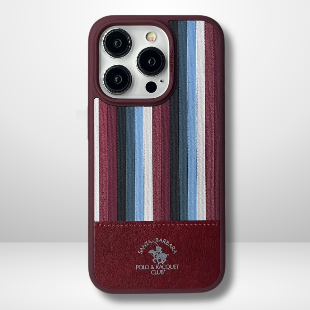 Isaac Case Premium Polo Club ISAAC Series Leather Case for iPhone 15 series ...