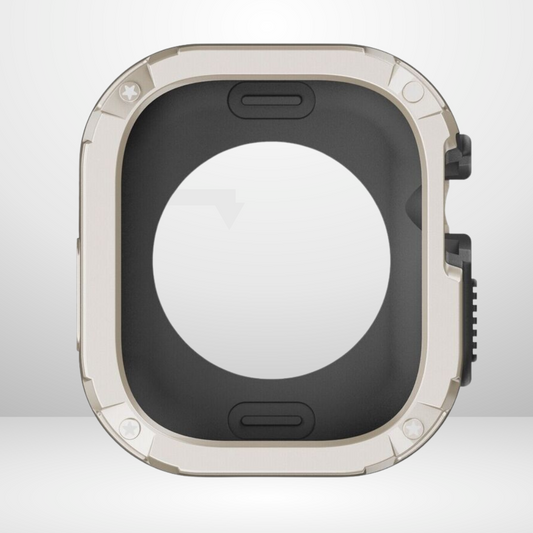 Premium Universal iWatch Case Bumper with Silicone Inner Case Protection for 44/45 MM (STARLIGHT)