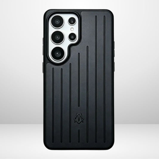 RIMOWA CASE WITH ALUMINIUM BACK AND SILICONE SIDE CASE for S26 Ultra