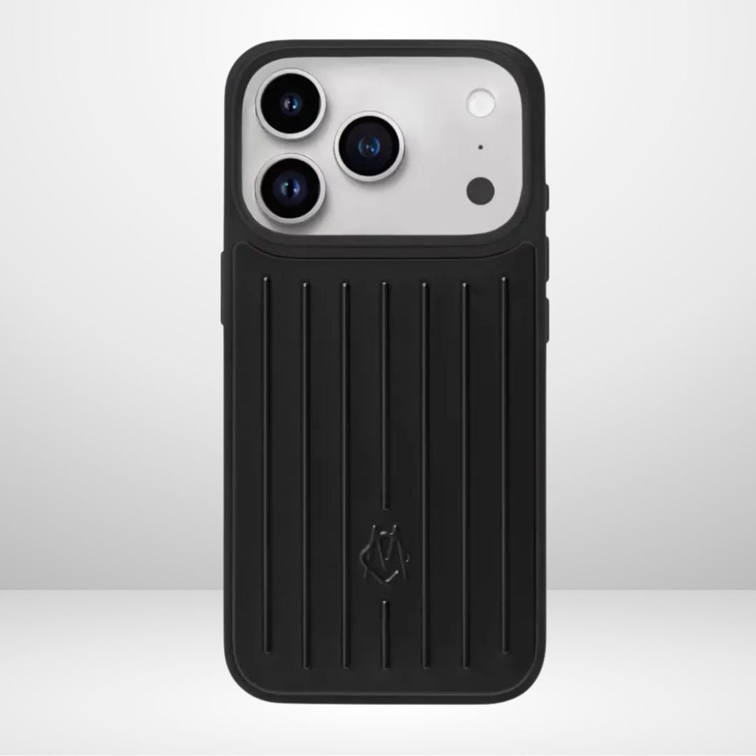 RIMOWA Style Case with Aluminium Back &amp; Silicone Sides for iPhone 17 Pro/17 Pro Max