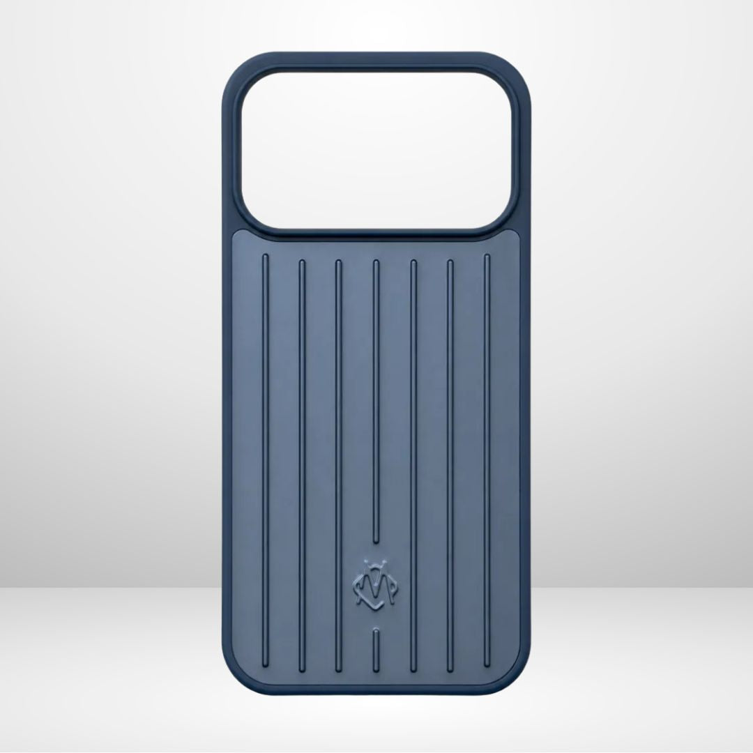 RIMOWA Style Case with Aluminium Back &amp; Silicone Sides for iPhone 17 Pro/17 Pro Max