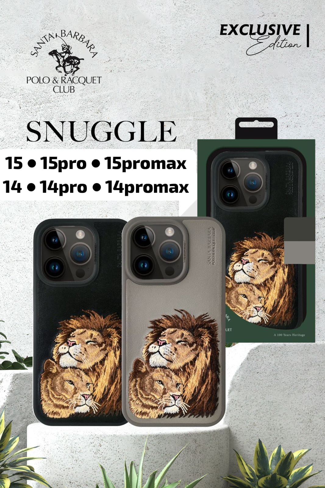 SB POLO Club Leather Exclusive Edition Case for iPhone 14/15 Series ( SNUGGLE )