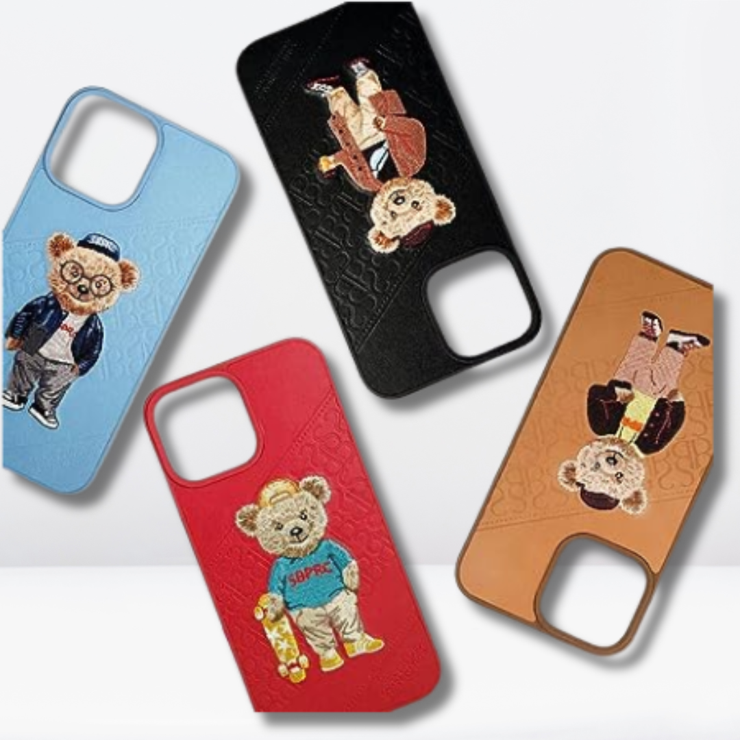 SB Polo Bear Leather Case for iPhone 14 Series