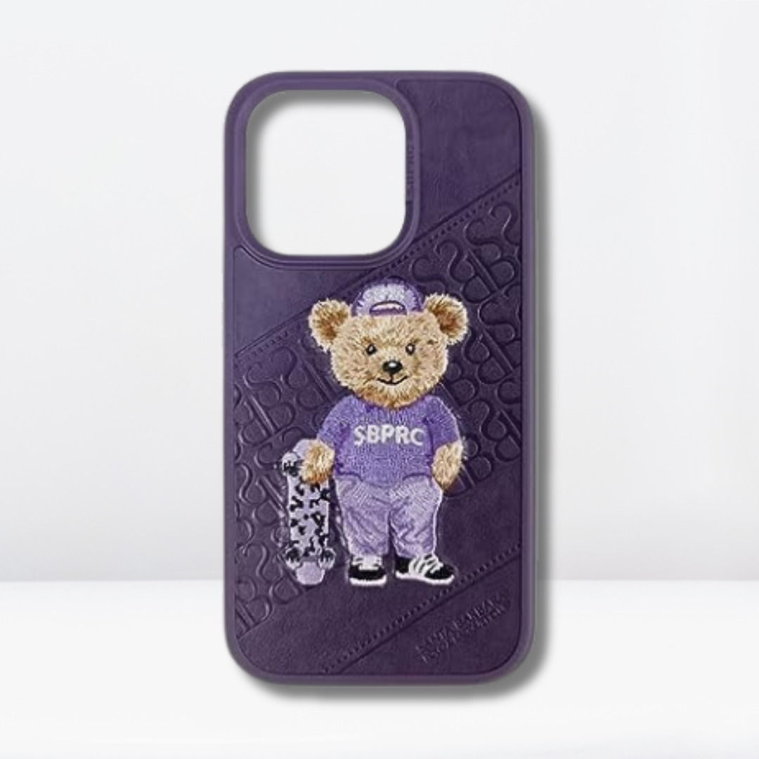 SB Polo Bear Leather Case for iPhone 14 Series