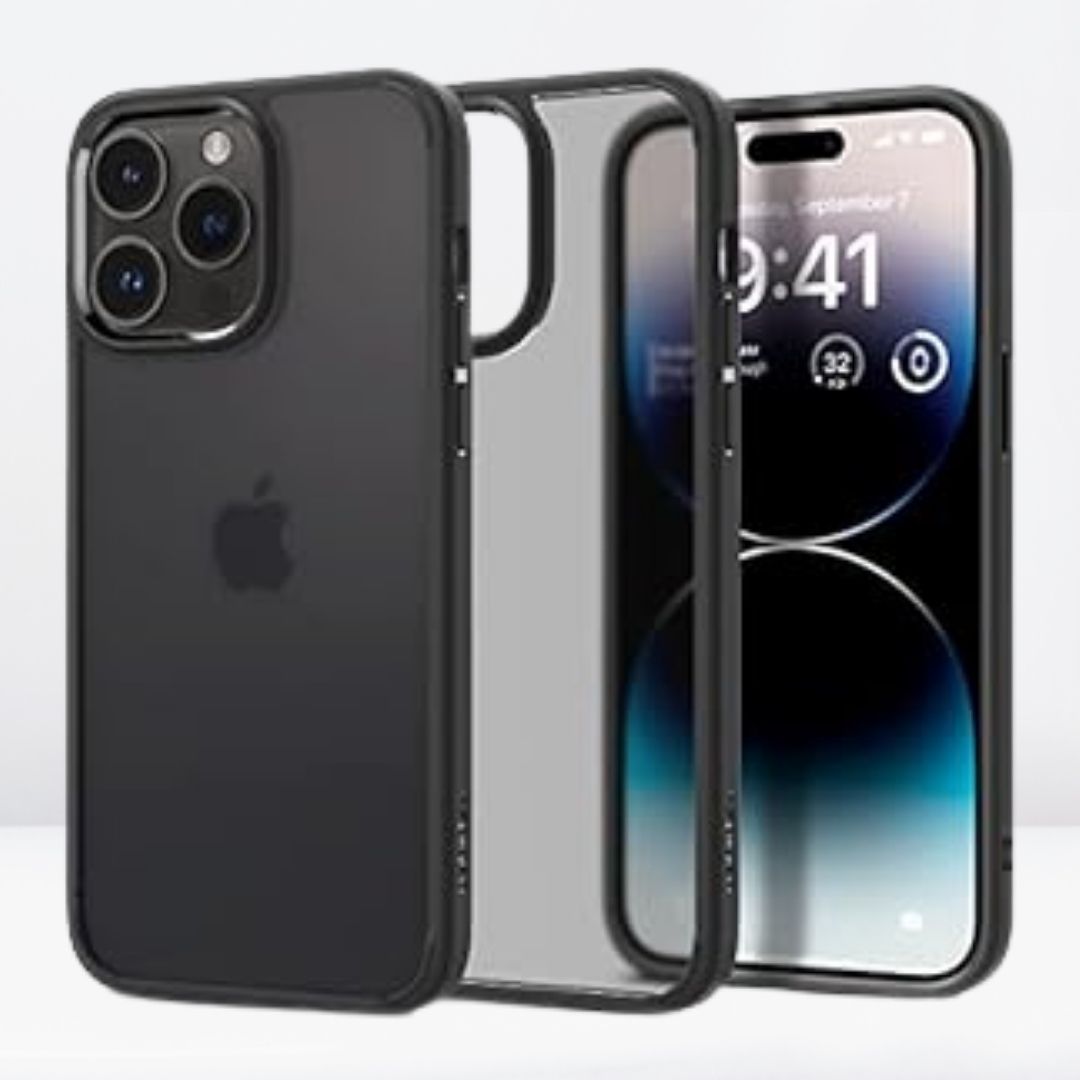 S Pigen ULTRA HYBRID Smoke Black Case for iPhone 13/14 Series