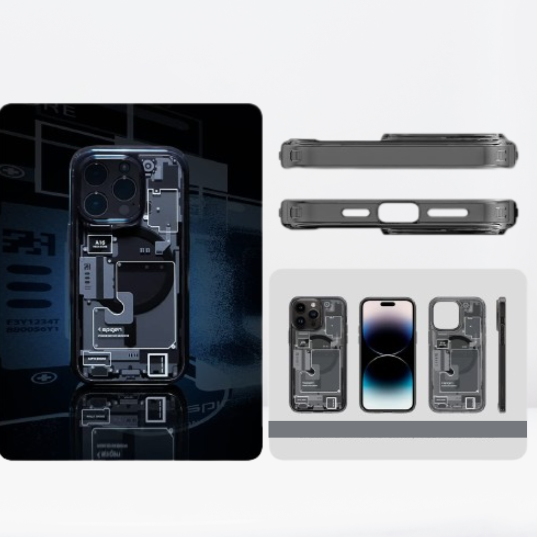 Haptic Engine Zero One Ultra Hybrid Magfit Back Case for iPhone 13/14 Series (BLACK)