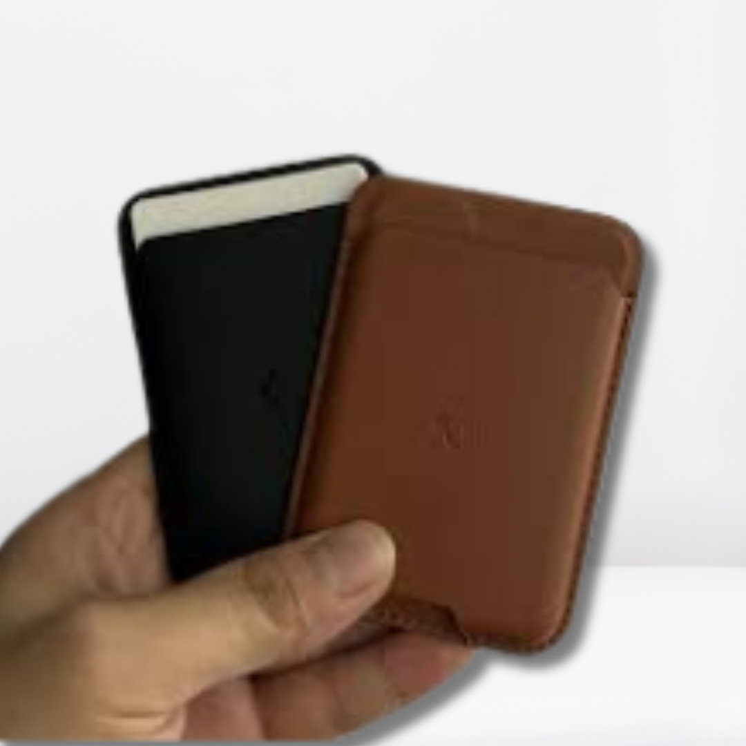 S Pigeon Valentinus Strong Magnetic PU Leather & Magfit Wallet for iPhone(BROWN)