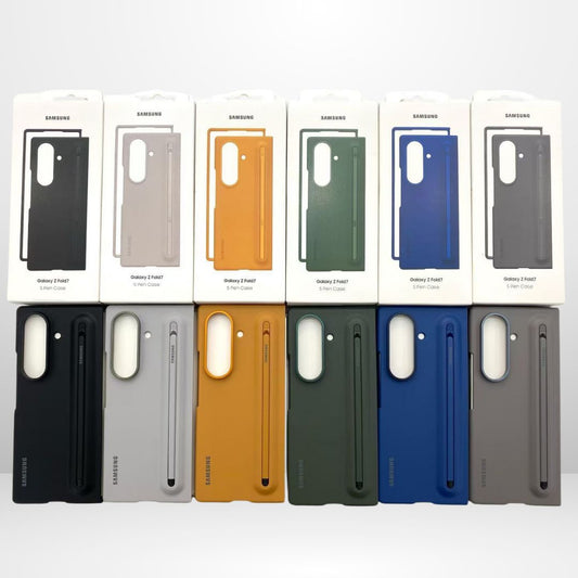 Samsung Logo Slim S-Pen Case with Camera Metal Ring & Front Glass for Galaxy Z Fold7