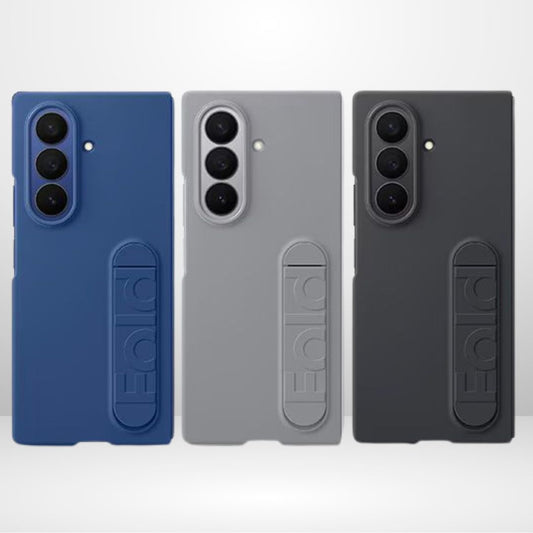 Silicone Standing Case with Metal Camera Ring for Samsung Galaxy Fold 7