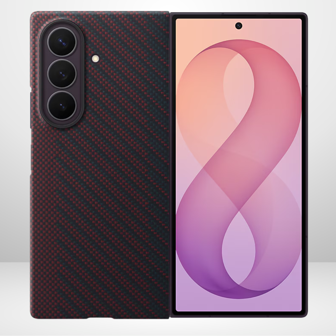 Samsung Carbon Fiber Magnetic Case for Galaxy Z Fold8 Ultra & Fold8 Wide