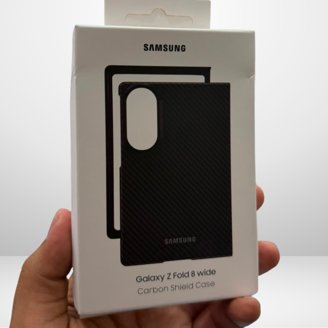 Samsung Galaxy Z Fold 8 WIDE Carbon Fiber Shield Case with 2 Membrane (Back Only)