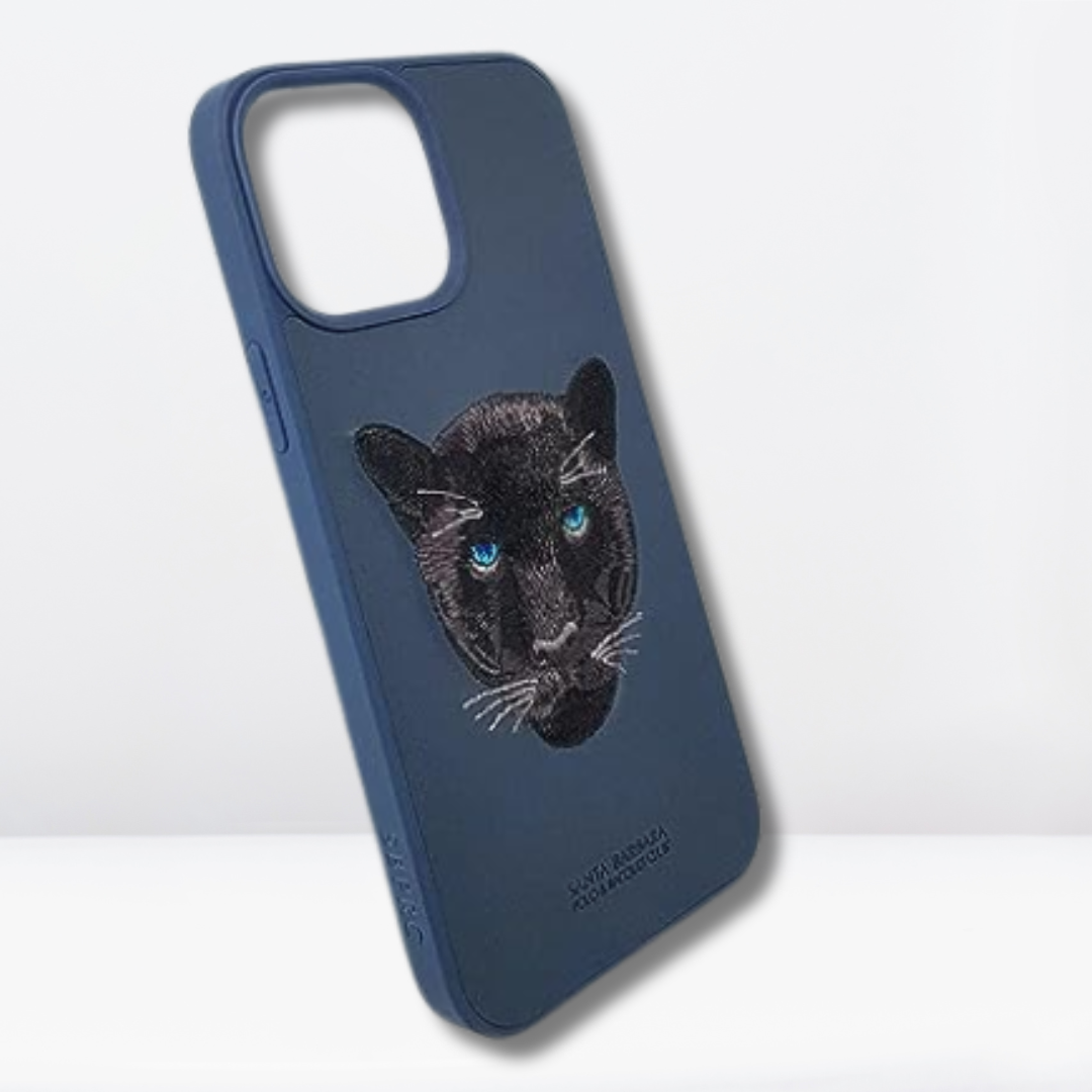 Savana Series Leather Case for iPhone 14 Series (Panther)