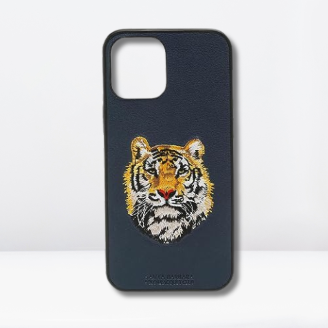 Savana Series Leather Case for iPhone 12/13 Series (Tiger)