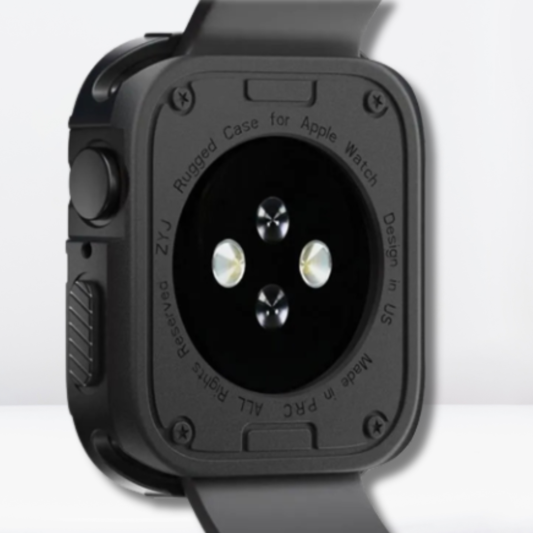 Shock Proof Protection Silicone iWatch Case 42/44/45/49MM (Black)