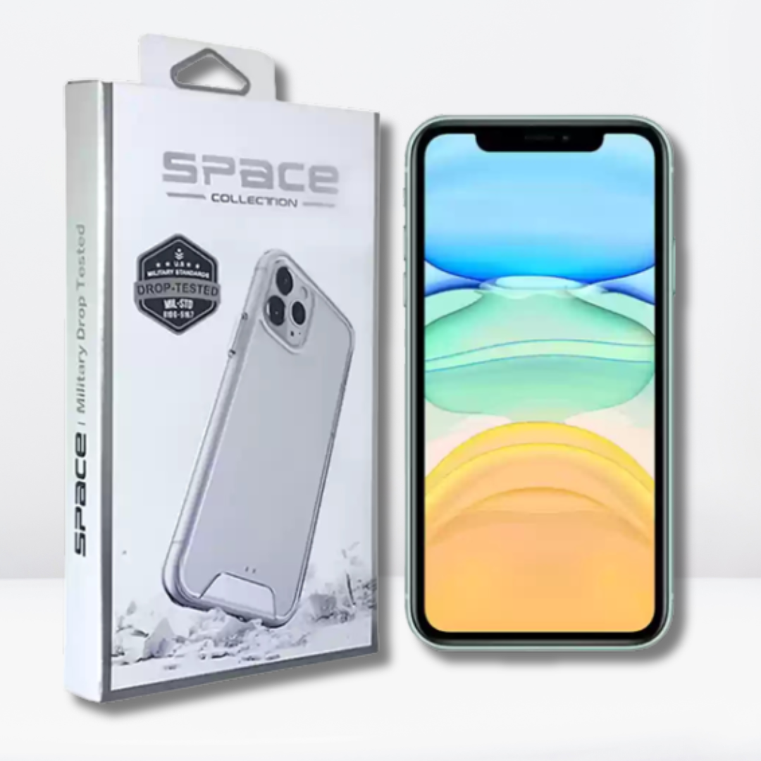 Space Collection Transparent Clear, Drop Tested  Back Cover iPhone 15 Series.