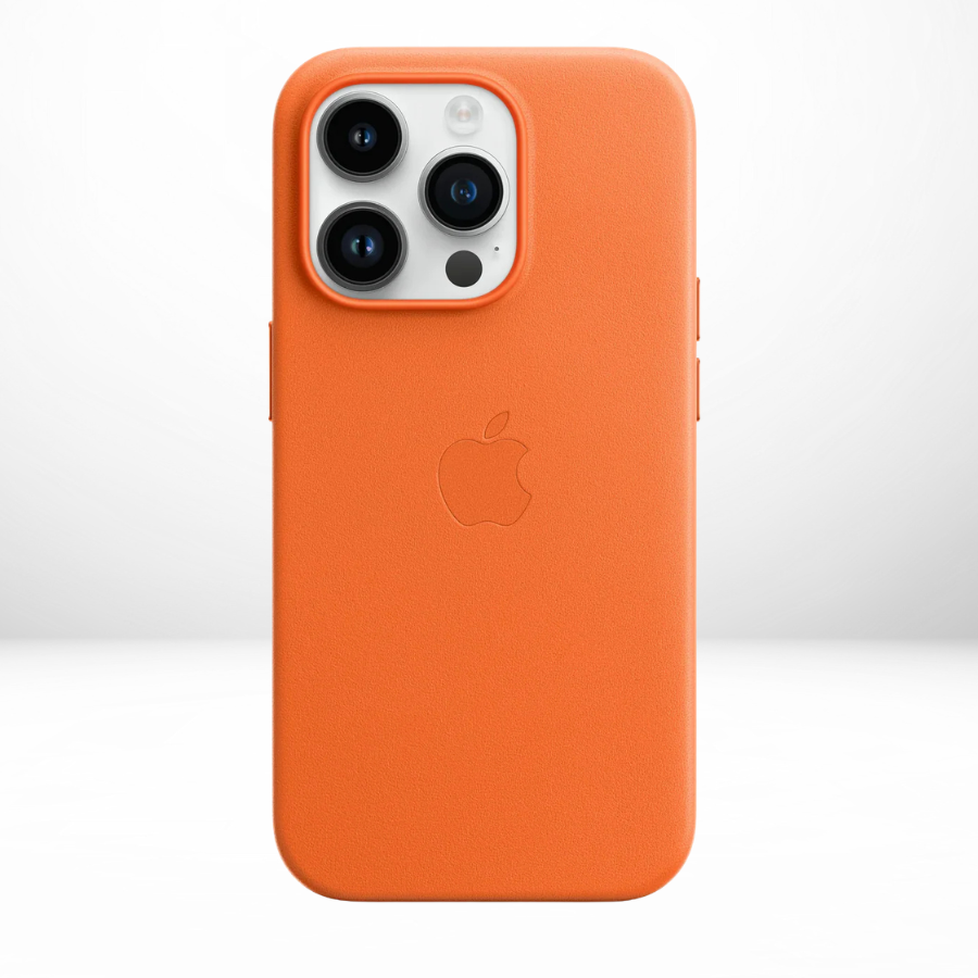 Silicone Case with IC MagSafe Working for the iPhone 16 Series (ORANGE)