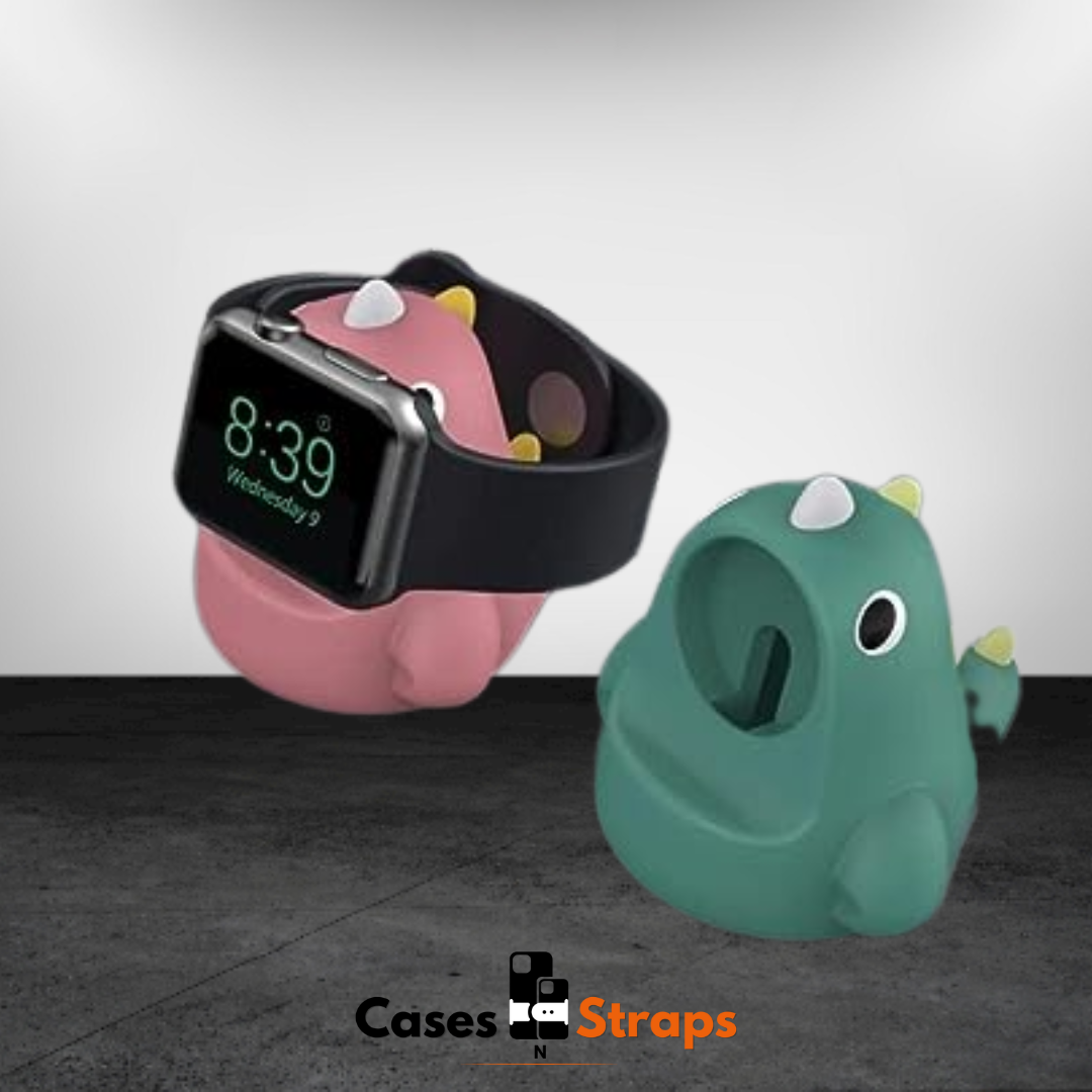 Silicone Cute Cartoon iWatch Charger Stand ( Minine )