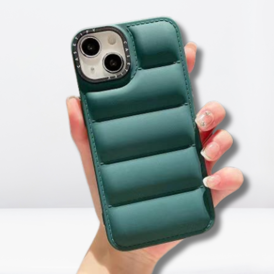 Silicone Puffer Case for iPhone 11/12/13/14 Series