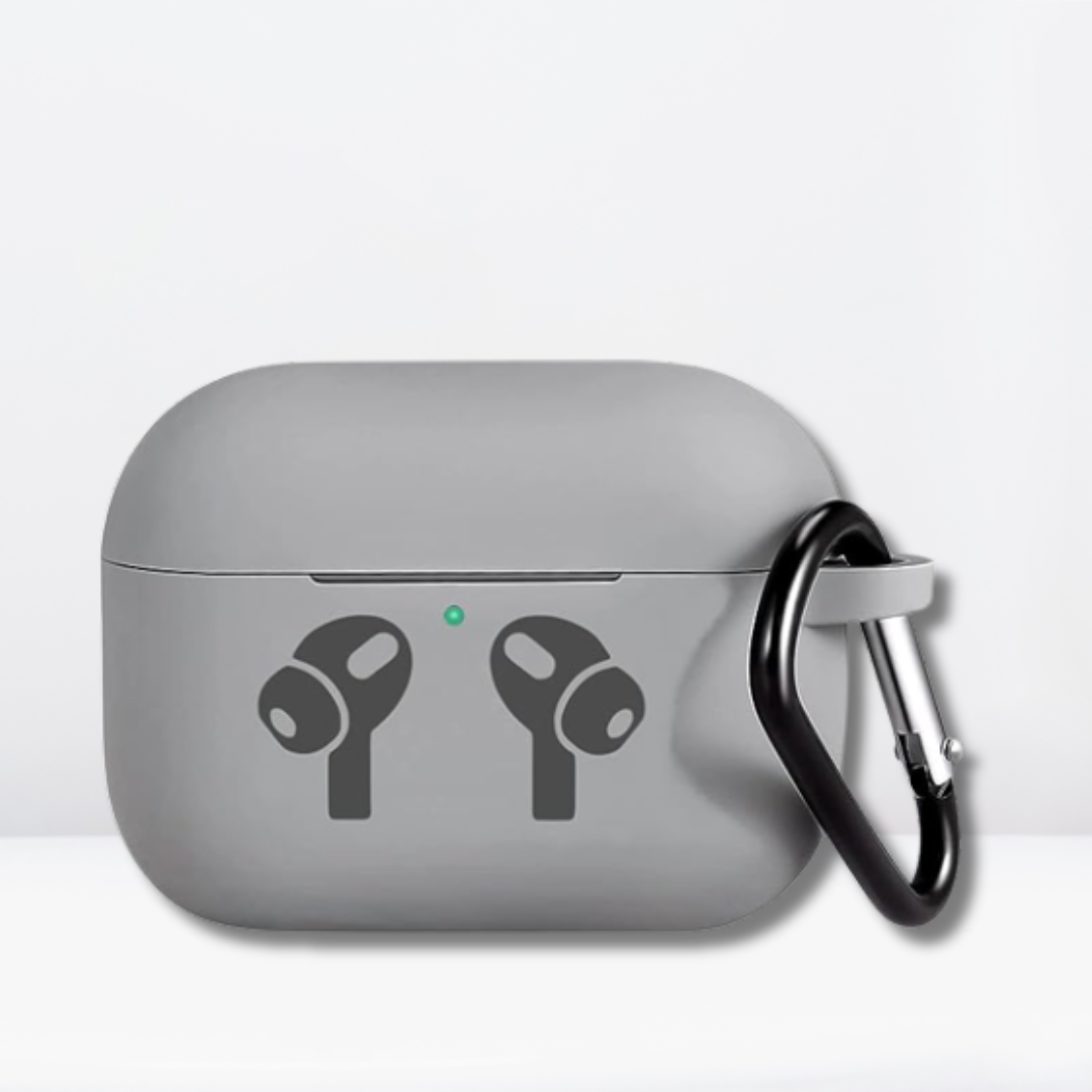 Soft Silicone Full Protective AirPods Pro / Pro 2 Case (GreyColor)