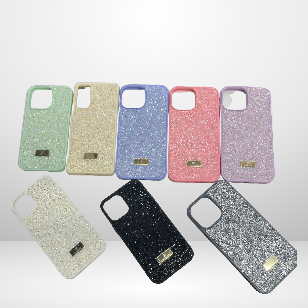 Swarovski Crystal Diamond Cases for iPhone 15/Pro/Pro Max Series.