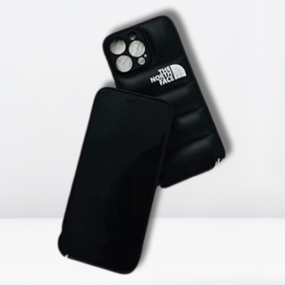 TNF Puffer Edition Black Bumper Case for iPhone 12/Pro/Pro Max