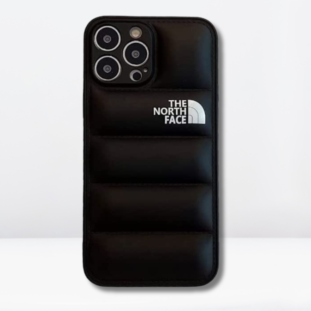 TNF Puffer Edition Black Bumper Case for iPhone 14/Pro/Pro Max