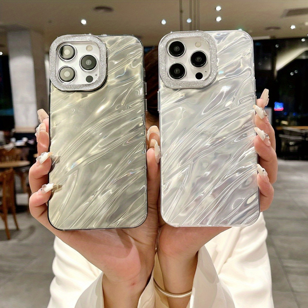 The Diamond Shiny Marble Case for iPhone 11/12/14/15 Series