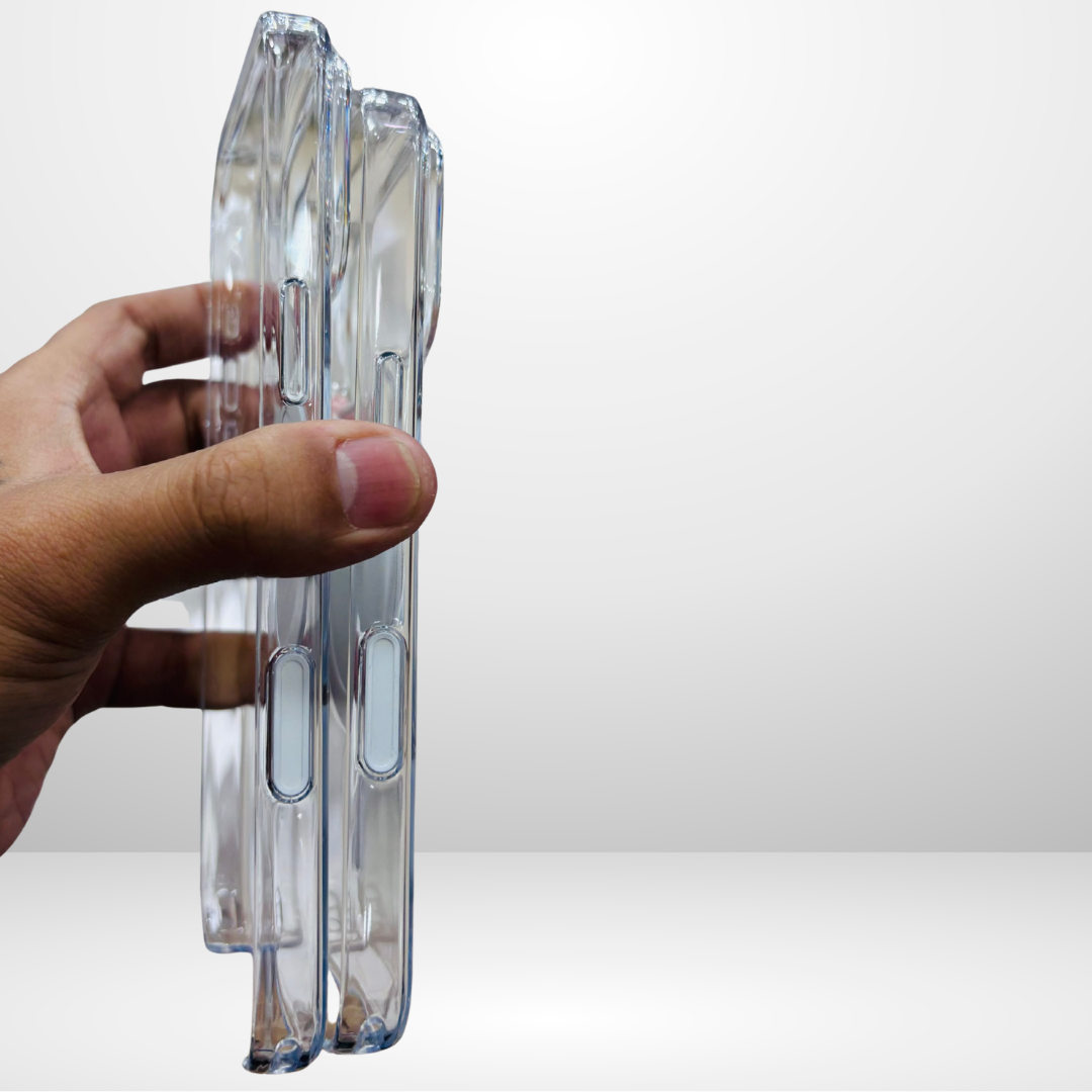 Transparent Clear MagSafe Logo case with camera control button for iPhone 18 series