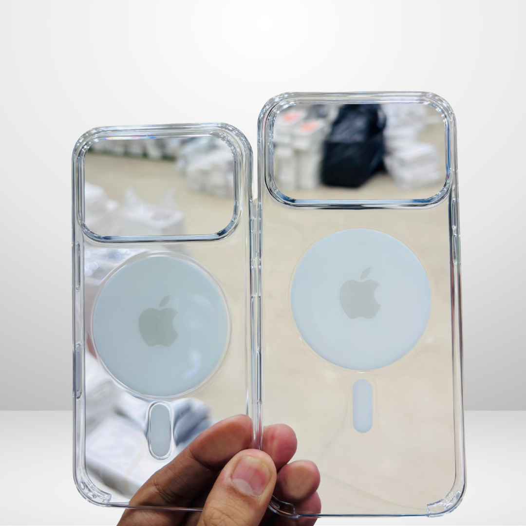 Transparent Clear MagSafe Logo case with camera control button for iPhone 18 series