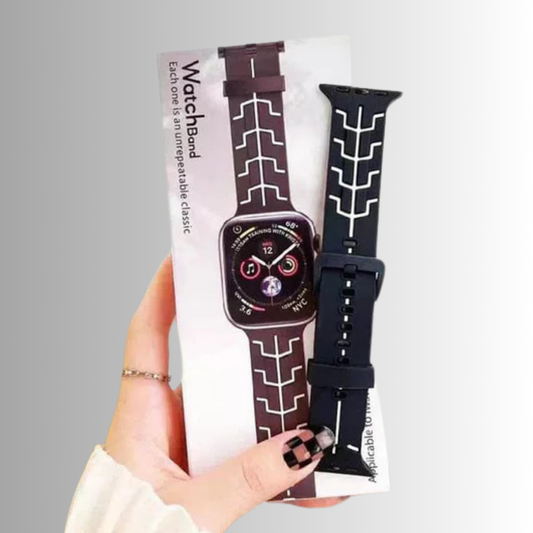 Tron Series Silicone Sport Watch Strap GET WATCH CASE FREE for iWatch 45 MM