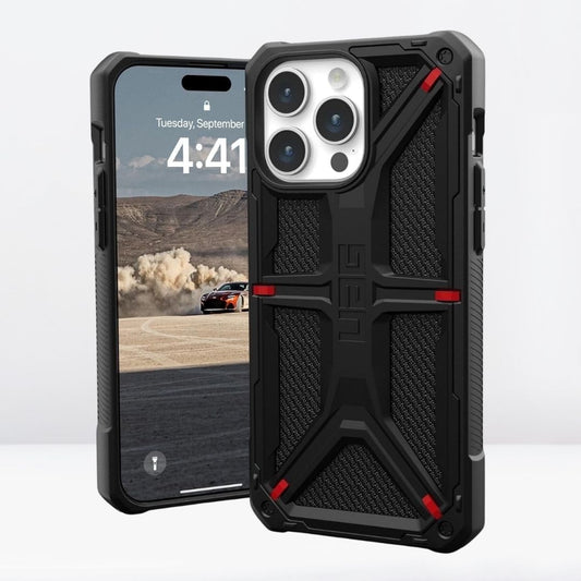 UAG Monarch Pro Kevlar Series Back Case for iPhone 14/15 Series