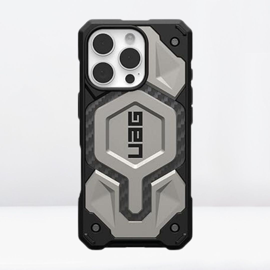 UAG Monarch Pro Series MagSafe for iPhone 16 Series (Titanium)