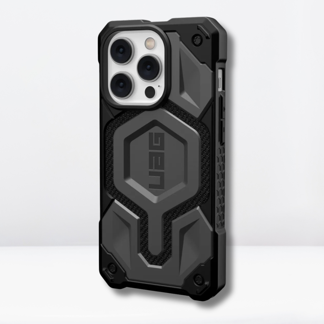 UAG Monarch Pro Series with MagSafe Rugged, Shockproof for iPhone 15 Pro  (SILVER)