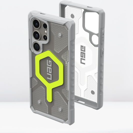 UAG Pathfinder MagSafe Case for Samsung Galaxy S23 Ultra/S24 Ultra ( Neon Green )