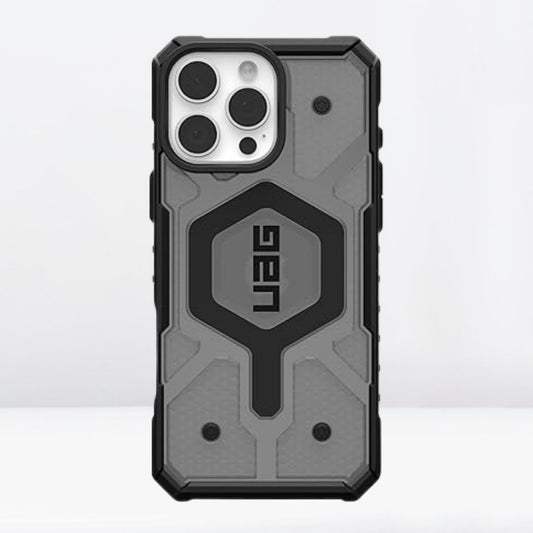 UAG Pathfinder MagSafe Case for iPhone 16 (Smoke Ash)