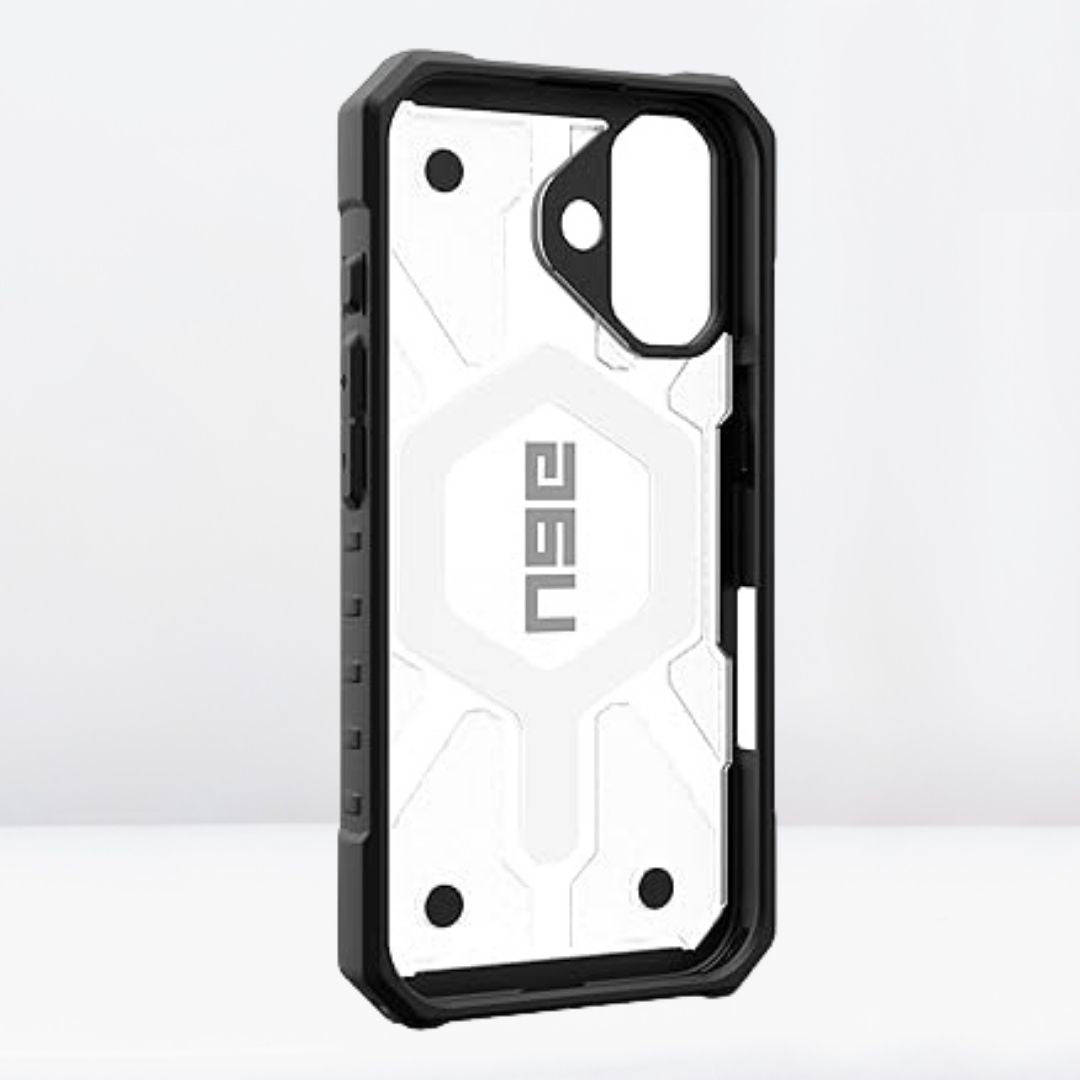 UAG Pathfinder MagSafe Case for iPhone 16 (Smoke Ice)