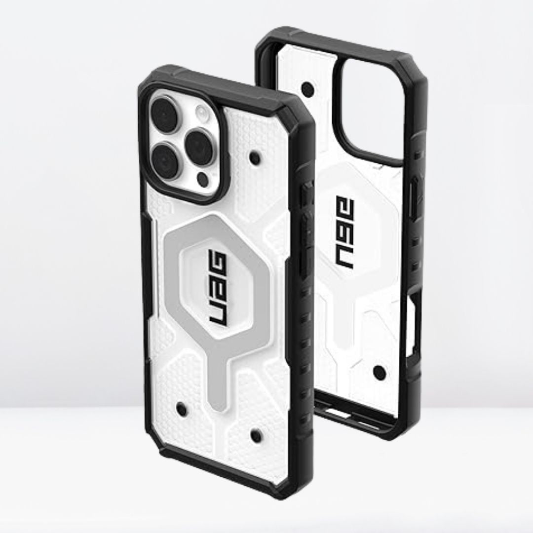 UAG Pathfinder MagSafe Case for iPhone 16 (Smoke Ice)