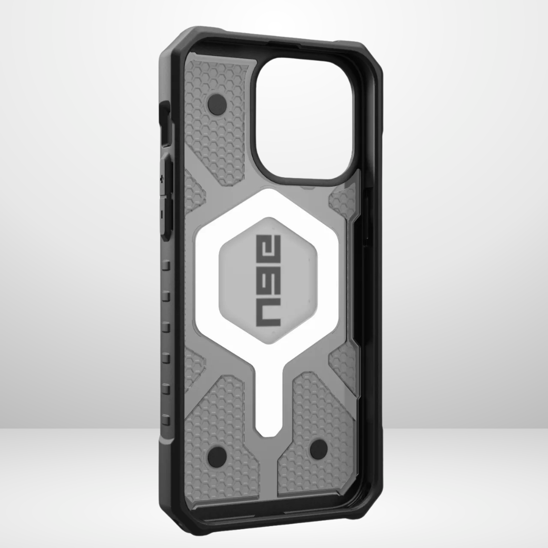UAG Pathfinder MagSafe, Slim Fit Rugged Protective Case for iPhone 15 Series (ASH)