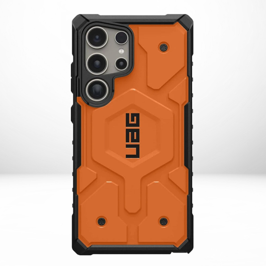 UAG Pathfinder Magsafe Case for the Samsung Galaxy S24 Ultra/S25 Ultra (Orange)